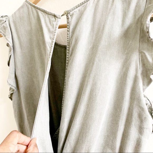 Sold ❣️Old Navy Flutter Sleeve Olive Jumpsuit - Picture 12 of 15